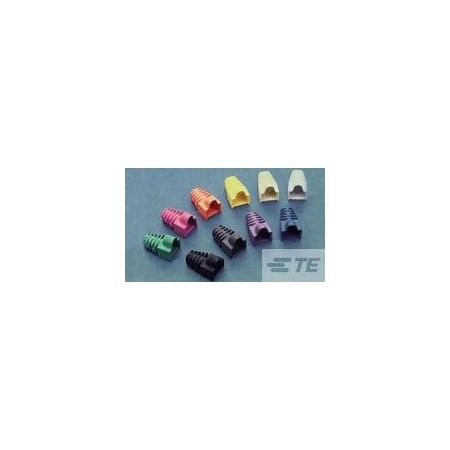 Te Connectivity Modular Connectors / Ethernet Connectors Mod Plug Boot 8W Yellow Diam Max 6 5 2-336513-6